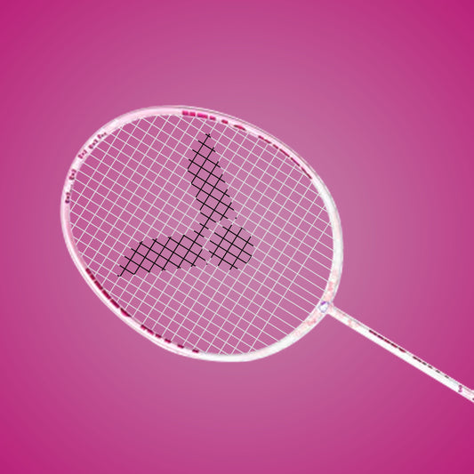 Victor Drive X KT racket, unstrung 4U G5 racket, pro-level badminton racket, high resilience graphite, Nano Resin shaft racket, customizable string tension, slightly stiff response racket, badminton for aggressive players, fast swing racket, racket with bag, advanced player racket, compact head racket, Drive X series, racket with performance shaft, Victor Drive series racket