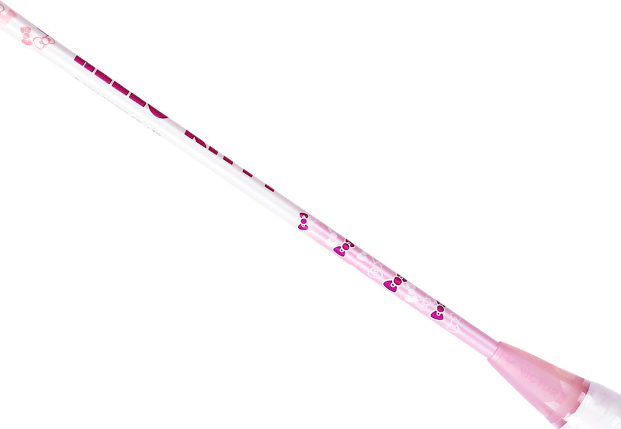 Victor Drive X KT racket, unstrung 4U G5 racket, pro-level badminton racket, high resilience graphite, Nano Resin shaft racket, customizable string tension, slightly stiff response racket, badminton for aggressive players, fast swing racket, racket with bag, advanced player racket, compact head racket, Drive X series, racket with performance shaft, Victor Drive series racket