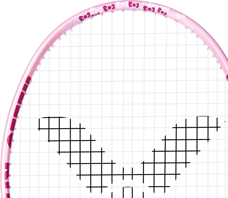 Victor Drive X KT racket, unstrung 4U G5 racket, pro-level badminton racket, high resilience graphite, Nano Resin shaft racket, customizable string tension, slightly stiff response racket, badminton for aggressive players, fast swing racket, racket with bag, advanced player racket, compact head racket, Drive X series, racket with performance shaft, Victor Drive series racket