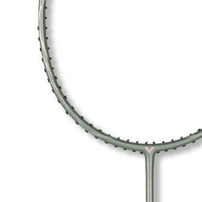 Victor Auraspeed 3200, ARS-3200 racket, silver badminton racket, beginner badminton racket, slightly head-light racket, medium flex badminton racket, graphite resin shaft, fast swing racket, defensive play racket, 4U G5 Victor racket, lightweight racket, Victor training racket, ARS badminton series, Victor racket for speed, cream grey design racket