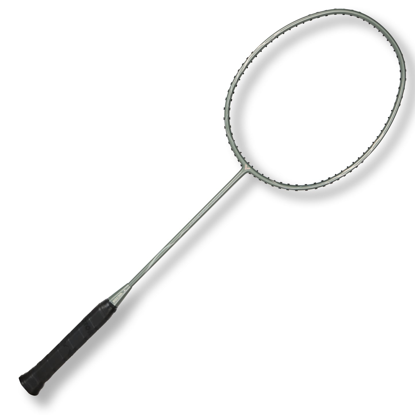 Victor Auraspeed 3200, ARS-3200 racket, silver badminton racket, beginner badminton racket, slightly head-light racket, medium flex badminton racket, graphite resin shaft, fast swing racket, defensive play racket, 4U G5 Victor racket, lightweight racket, Victor training racket, ARS badminton series, Victor racket for speed, cream grey design racket