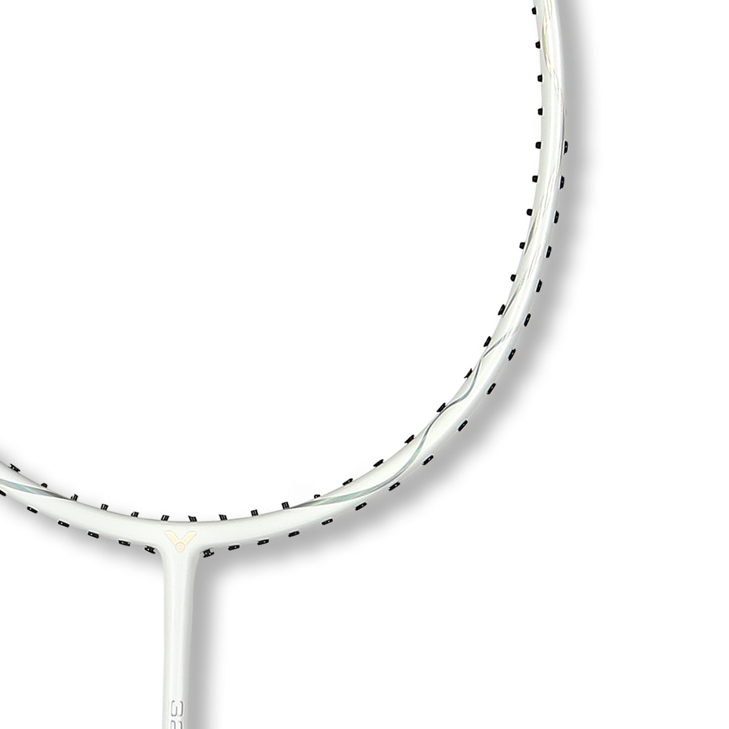 Victor ARS-3200 white black, badminton racket Victor, medium flex shaft racket, head light balance racket, Victor 4U G5 racket, graphite resin frame, Victor training racket, quick swing racket, beginner intermediate racket, Victor Auraspeed design, lightweight badminton racket, classic black white racket, fast-paced badminton gear, professional badminton equipment, Victor ARS lightweight model