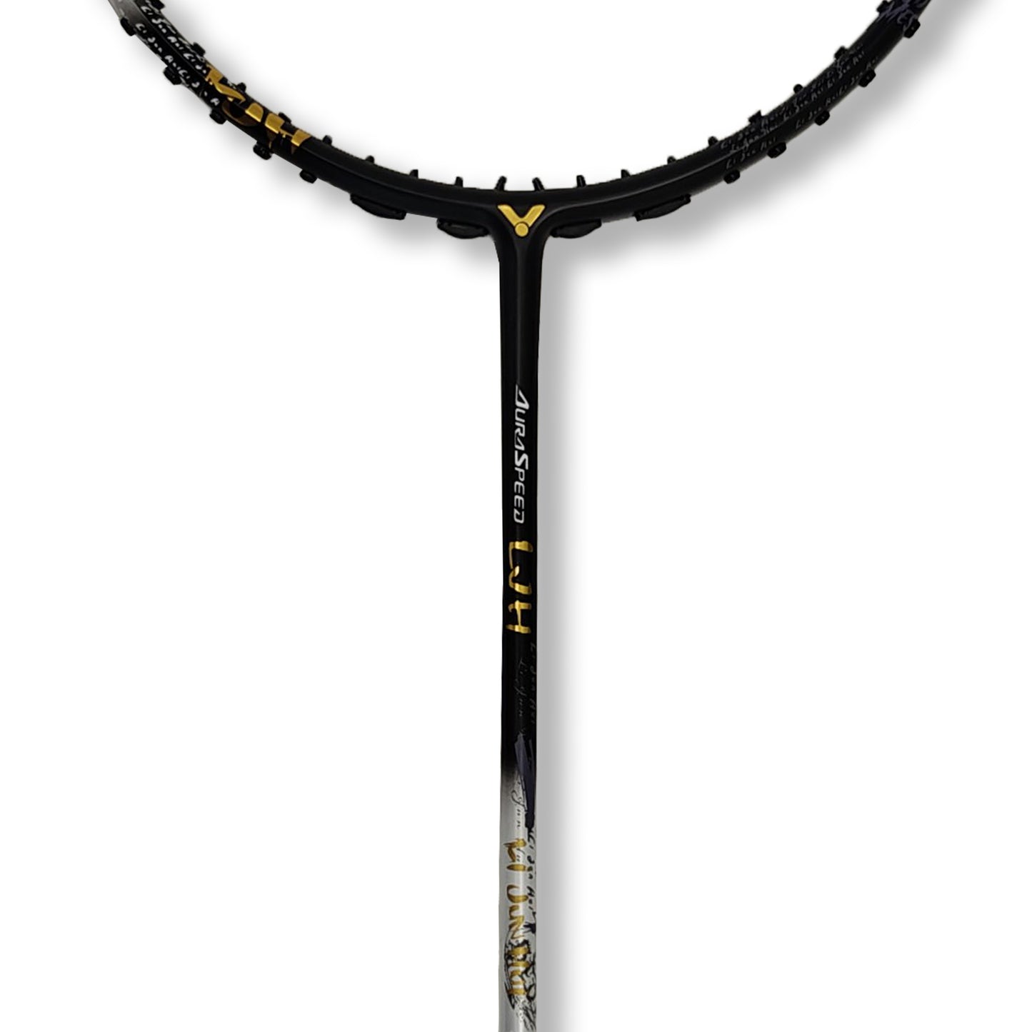 Victor ARS-LJH racket, Li Junhui badminton racket, stiff badminton racket, Victor head heavy racket, graphite shaft racket, pro badminton racket, Victor 4U G5 unstrung, Auraspeed racket for men, tournament level racket, power badminton equipment, Victor racket 29 lbs tension, hard core technology racket, Victor pro series, fast response badminton racket, badminton gear for offense