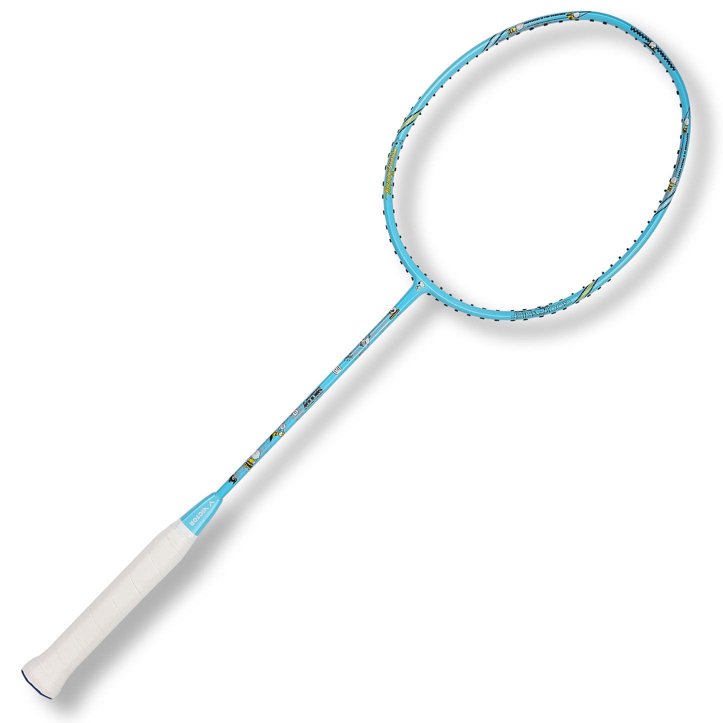 Victor Auraspeed SN Badminton Racket (Peanuts Edition) Strung Racket Pack of 2