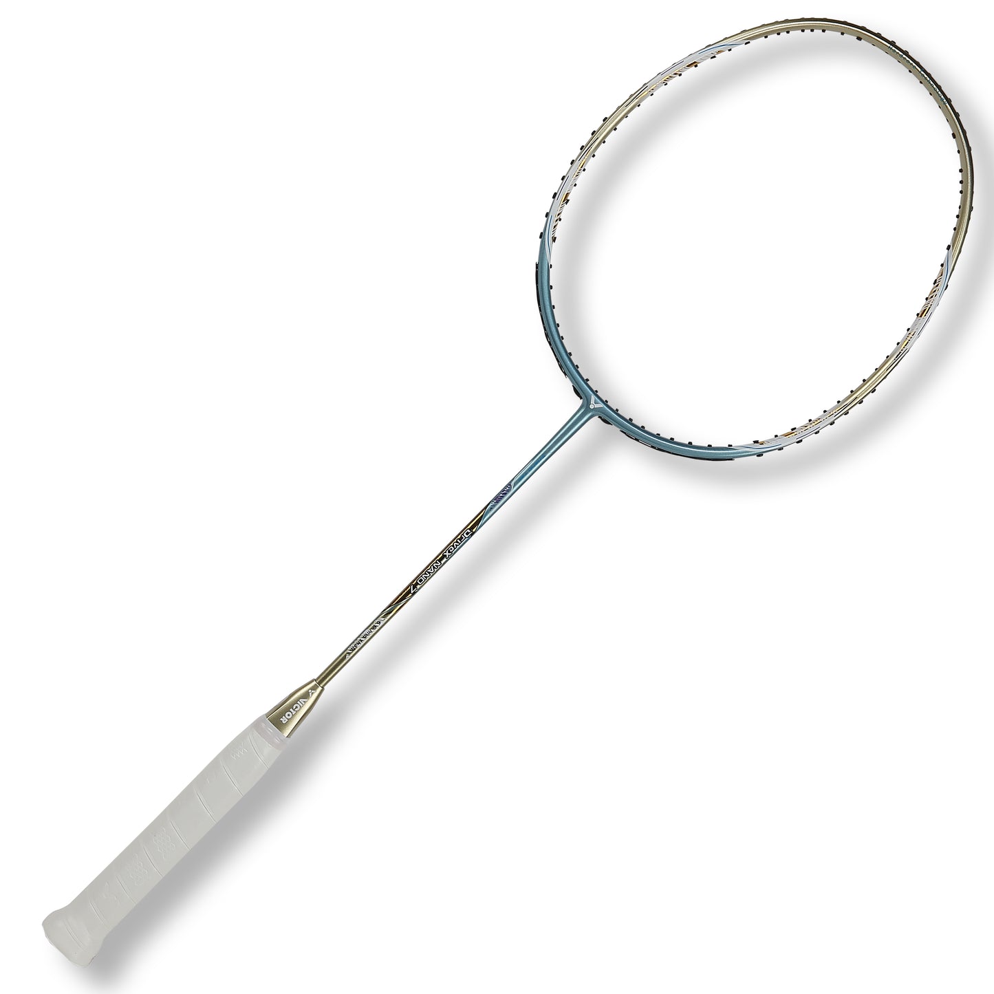 Victor DX Nano7 racket, Drive X series racket, strung badminton racket, Nano Resin racket, Nano Tube technology, even balance racket, medium flex racket, 4U G5 racket, versatile Victor racket, graphite badminton racket, advanced racket for rallies, power control racket, racket for all-round play, badminton racket for intermediate players, Victor professional series