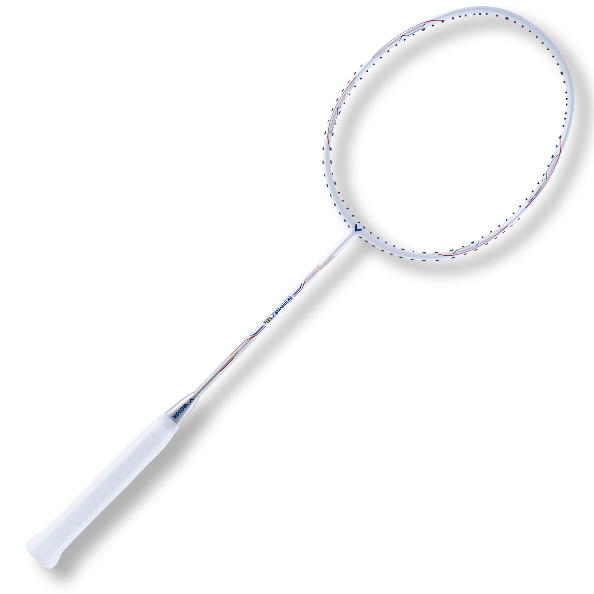 Victor Drivex 1L A, lightweight badminton racket, 5U 6U racket Victor, slightly stiff racket, even balance racket, graphite resin build, beginner/intermediate racket, Victor control racket, badminton racket under 24 lbs tension, training racket Victor, easy handling badminton gear, Drivex series racket, compact swing racket, 76 grommets racket, flexible shaft badminton racket