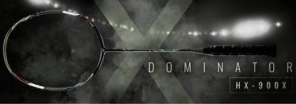 Victor Hypernano 900X, unstrung badminton racket, stiff flex racket, Nano Fortify TR, Hard Cored Technology, 3U/4U options, attacking style racket, PYROFIL shaft, advanced player racket, precision smasher racket, speed and strength balance, high-level tournament racket, graphite tech frame, Victor elite series, badminton racket for power
