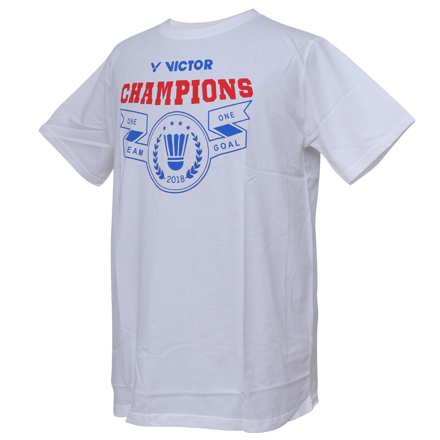 cotton badminton t-shirt, Victor cotton shirt, white sports t-shirt, breathable cotton apparel, lightweight badminton wear, casual sports tee, natural fiber sportswear, breathable cotton t-shirt, training t-shirt for badminton, men's cotton t-shirt, cotton sports top, comfortable cotton tee, lightweight casual shirt, white cotton sportswear, Victor tennis shirt, breathable natural fabric