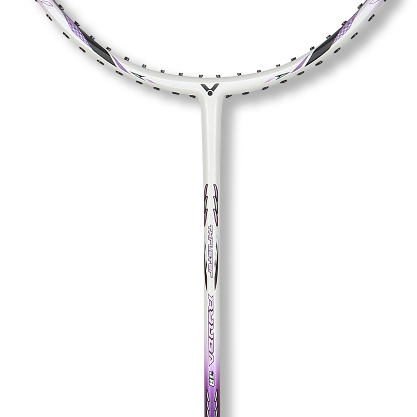 TK-RYUGA JR racket, junior badminton racket, lightweight junior racket, aluminum frame, graphite shaft, beginner badminton racket, easy handling racket, junior sports gear, durable junior racket, controlled shots, youth badminton racket, lightweight sports equipment, beginner racket, graphite reinforced shaft, flexible junior racket