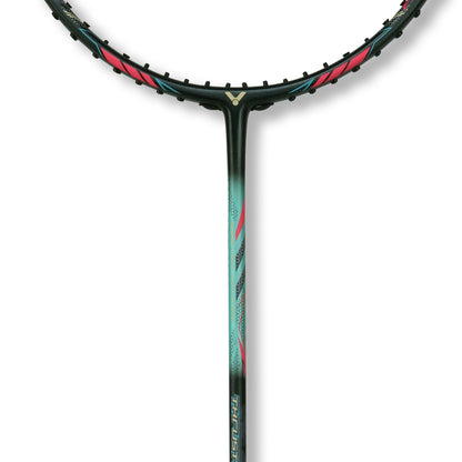 Victor TK-7U badminton racket, ultra lightweight 7U racket, nano resin shaft Victor, high tension racket up to 30 lbs, fiber reinforced frame, unstrung pro racket, speed-focused badminton gear, head heavy control racket, quick swing racket, G6 grip Victor, smash-optimized racket, durable lightweight racket, Victor advanced series, TK-7U tournament racket, flexible power racket