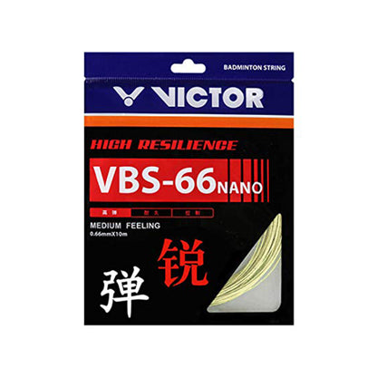Victor VBS-66N string, Tai Tzu Ying string, high repulsion string, 0.66mm string gauge, medium feel badminton string, control and power string, Japanese badminton string, multi-color badminton string, badminton string for professionals, racket upgrade string, Victor pro series string, badminton string choice for speed, lightweight string, tournament-level string, Victor signature string