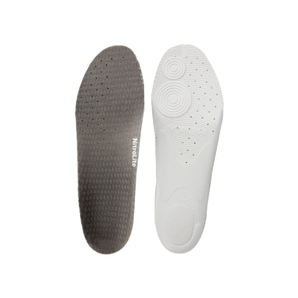 Victor Nitrolite insole, badminton shoe insole, supercritical nitrogen foam, EVA cushioning insole, moisture-wicking sports insert, arch support insole, shock absorbing sports pad, ergonomic foot support, breathable insole for badminton, Victor shoe accessory, insole for better performance, badminton foot comfort, lightweight shoe support, Victor gear for feet, non-slip cushioned insole